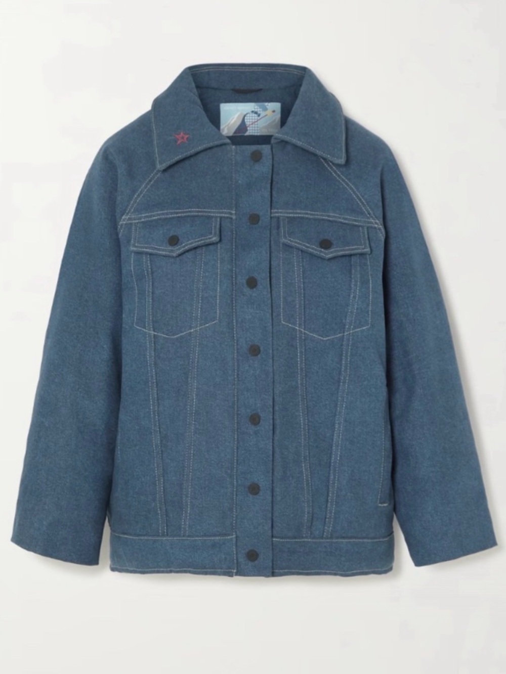 PERFECT MOMENT X DL1961 Corentine Embroidered Denim Lined Jacket